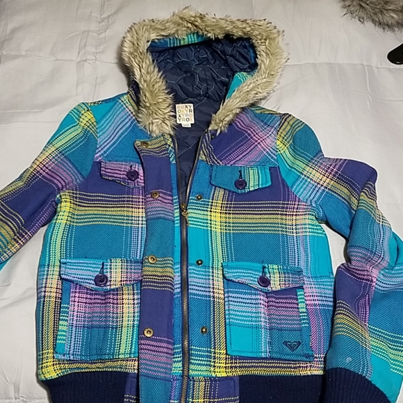 Roxy Plaid Jacket - Picture 4 of 7